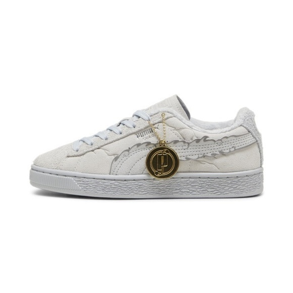 Puma Big Kids One Piece Luffy Suede Sneakers Grey 7 Medium